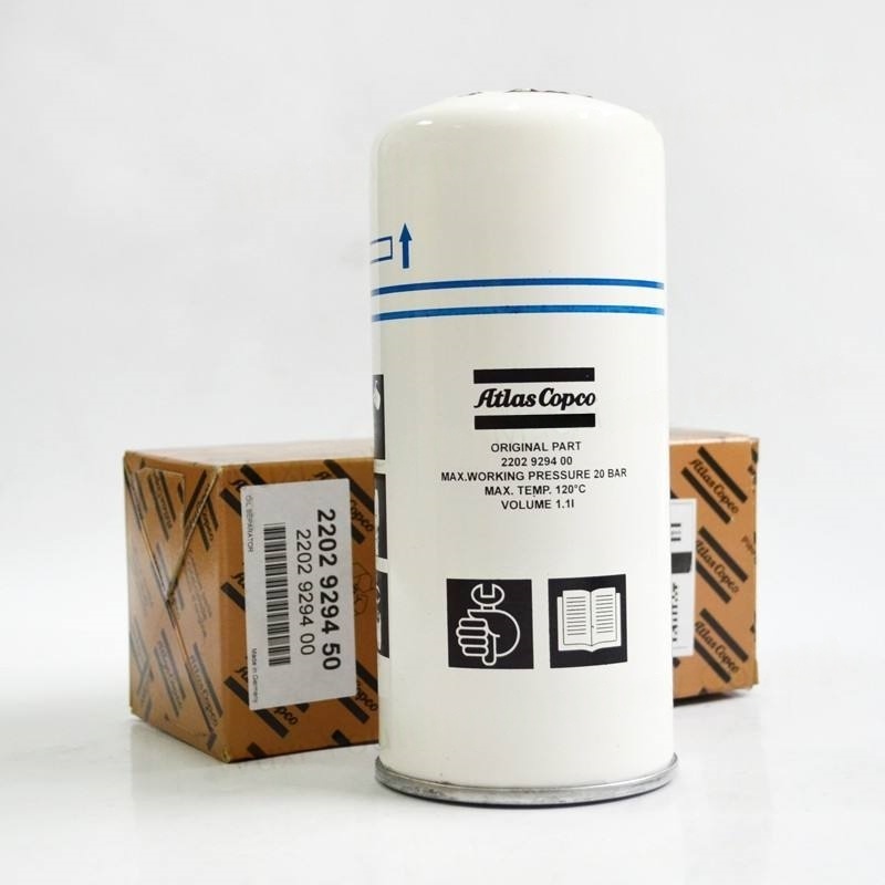 Compresor de aire Atlas Copco original 2202929400 Separador de aceite