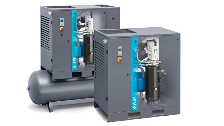 Compresor de pistón hidráulico de la serie Atlas Copco G