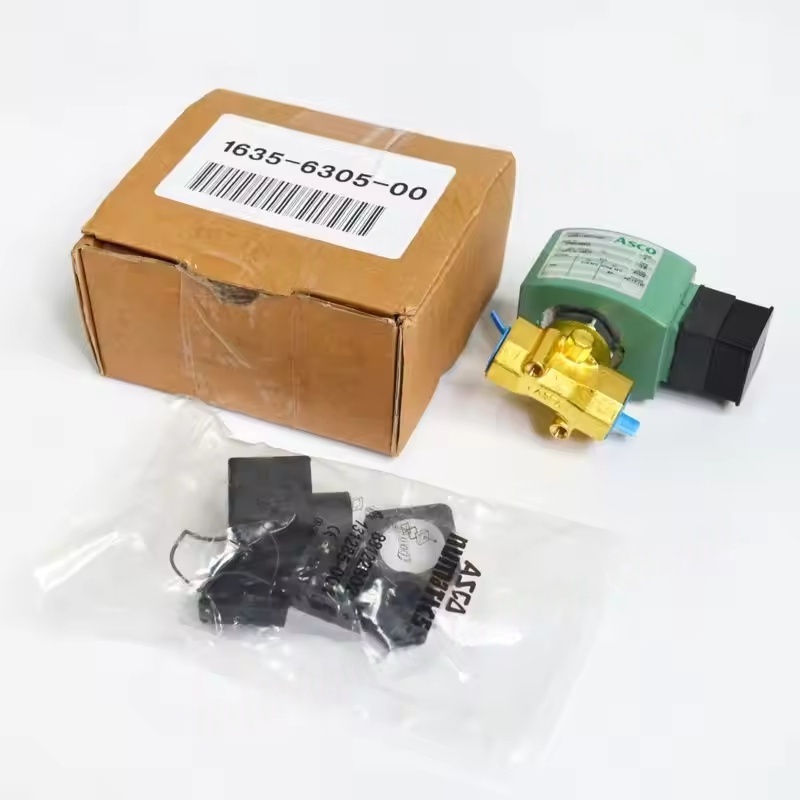 Atlas Copco Piezas de repuesto 1635630500 Válvula solenoide de compresor de aire metálico