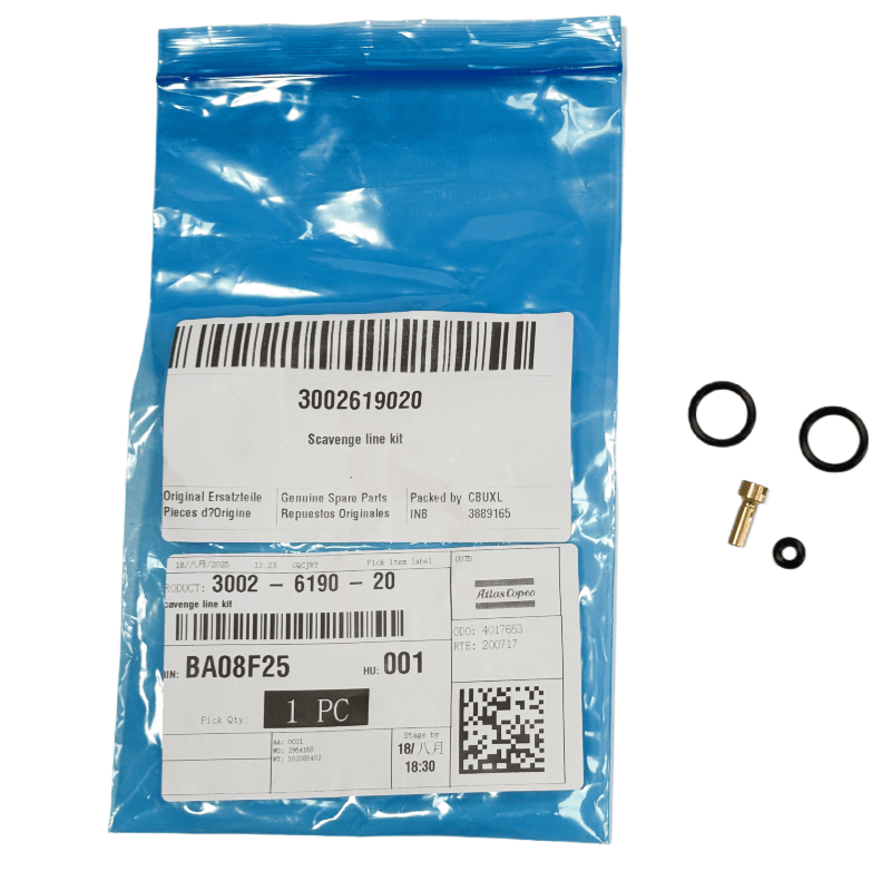 3002619020 kit de línea de barrido de compresor de aire Atlas Copco