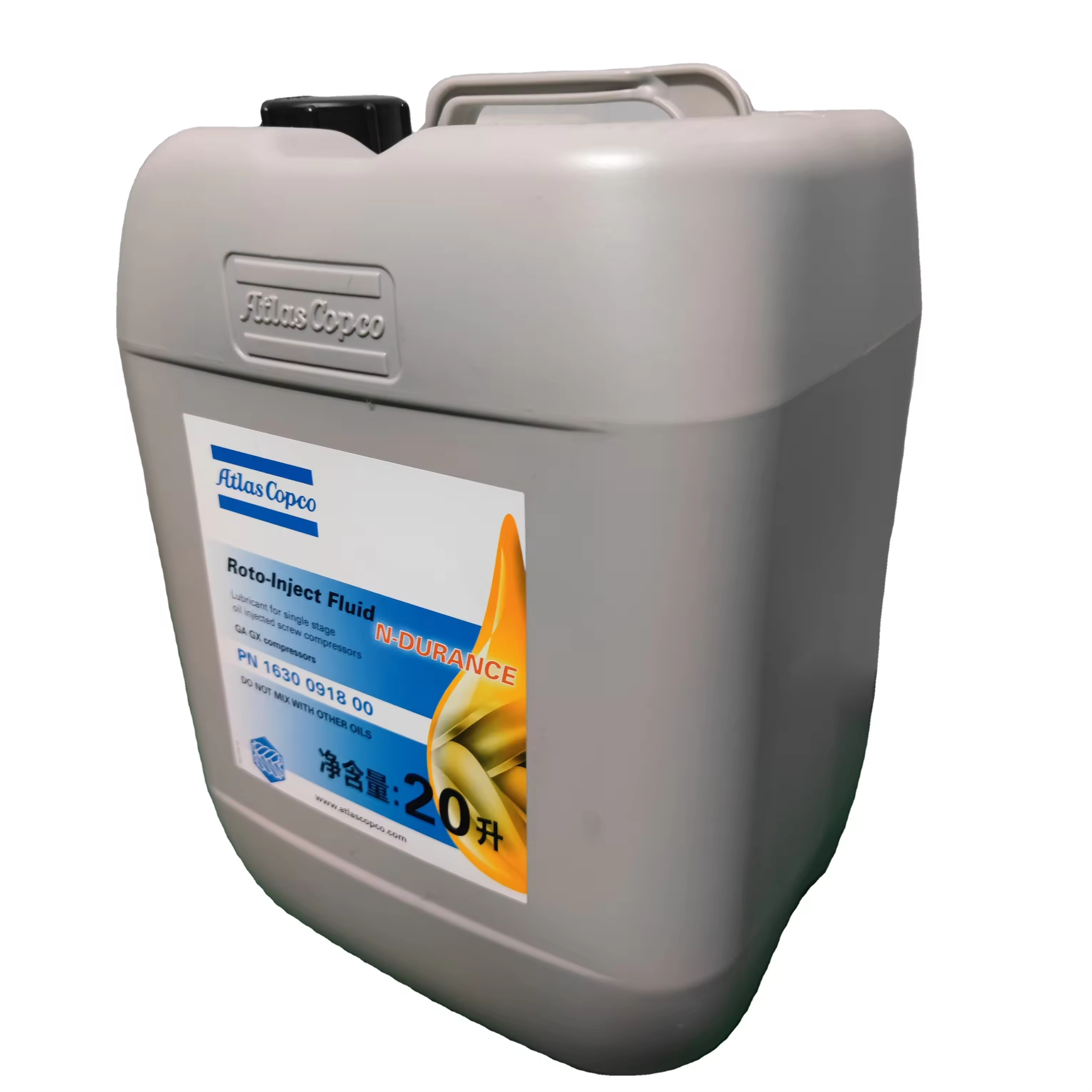 1630091800 ATLAS COPCO Lubricante para compresores de tornillo inyectado con un solo escenario Compresores GA GX