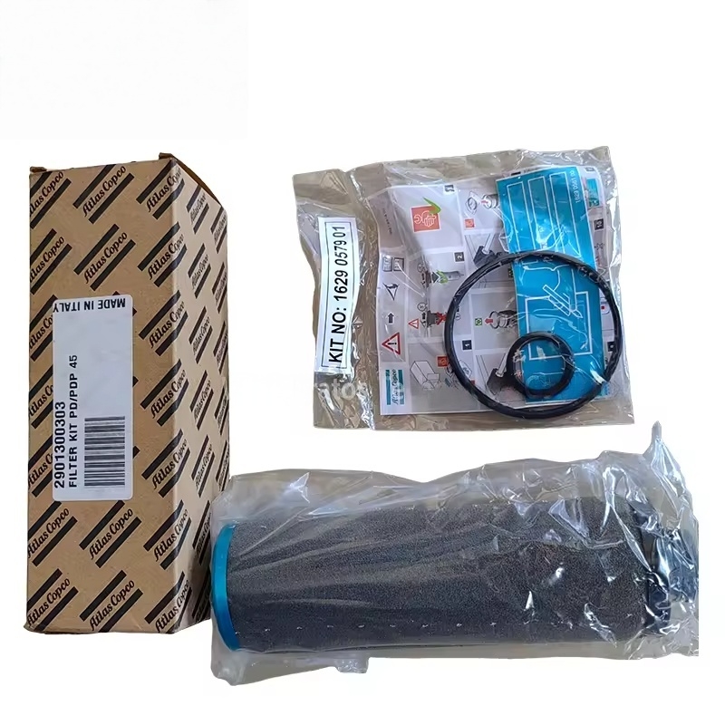 ATLAS COPCO 2901300303 Kit de filtro PD PDP 45 para filtración de impurezas del compresor de aire Alta precisión fácil Instalación Compar en línea