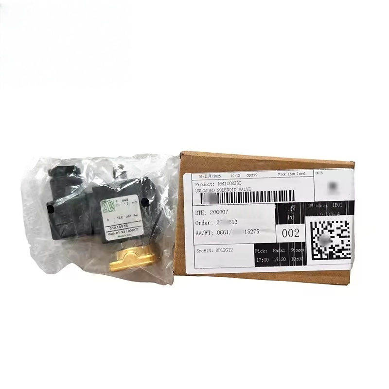 Válvula solenoide 1641002330 para piezas originales del compresor de aire Atlas Copco