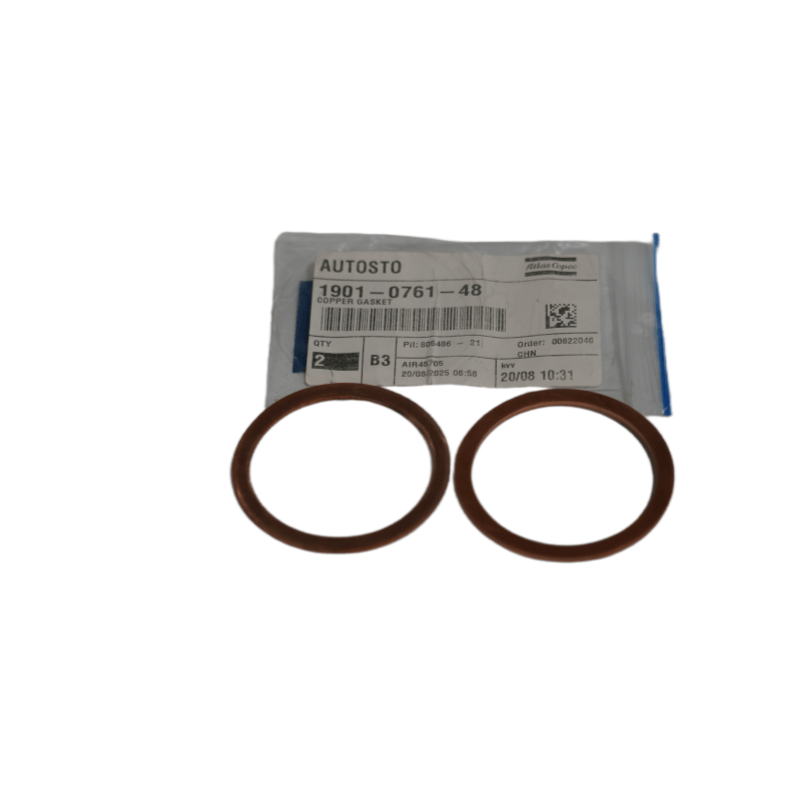 1901076148 Atlas Copco Gasket de cobre genuina