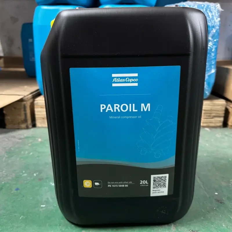 Atlas Copco Oil 1615594800 Lubricante mineral Paroil M para compresores portátiles originales