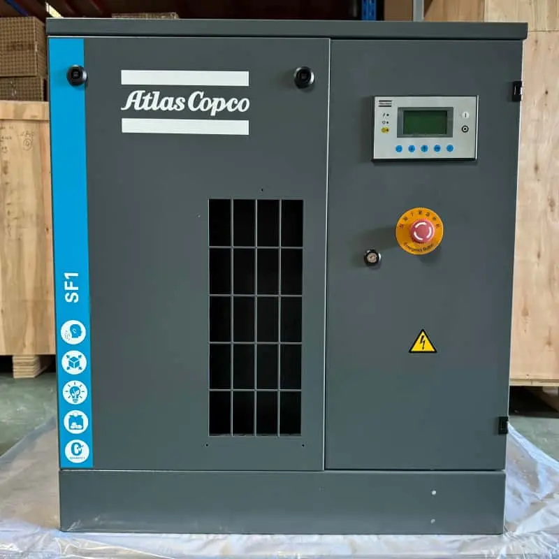 Atlas Copco SF1 Compresor de aire Scroll sin aceite 15 kW 2HP Clase 0 Certificado Genuino