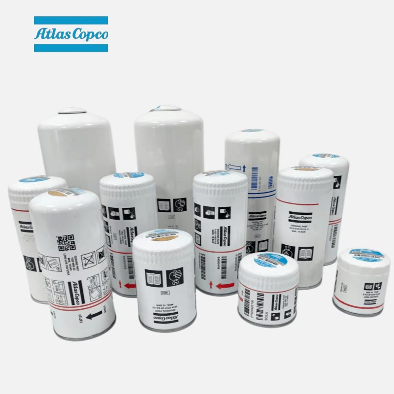 Piezas de repuesto Atlas Copco Original 161487499 1614874700 Filtro de aceite para compresor de aire industrial