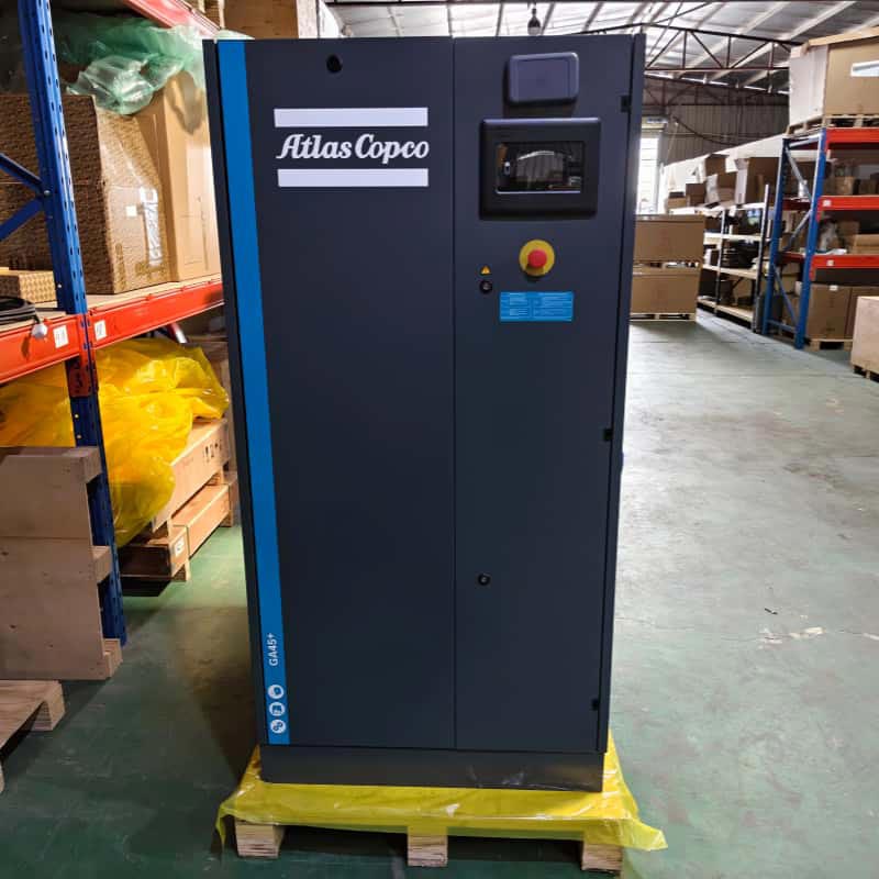 Los compresores de aire rotatorios inmóviles GA45+ del tornillo de Atlas Copco lubricaron la corriente alterna 380V/400V 45KW