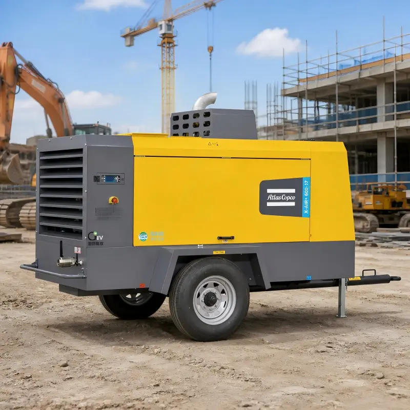 Atlas Copco X-Air+600-17 Compresor Diesel Portátil 154kW Original