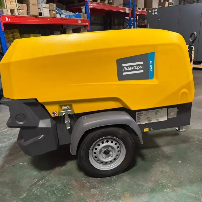 Atlas Copco XAS 88 KD Compresor de aire diesel portátil onstruction Minería Genuino